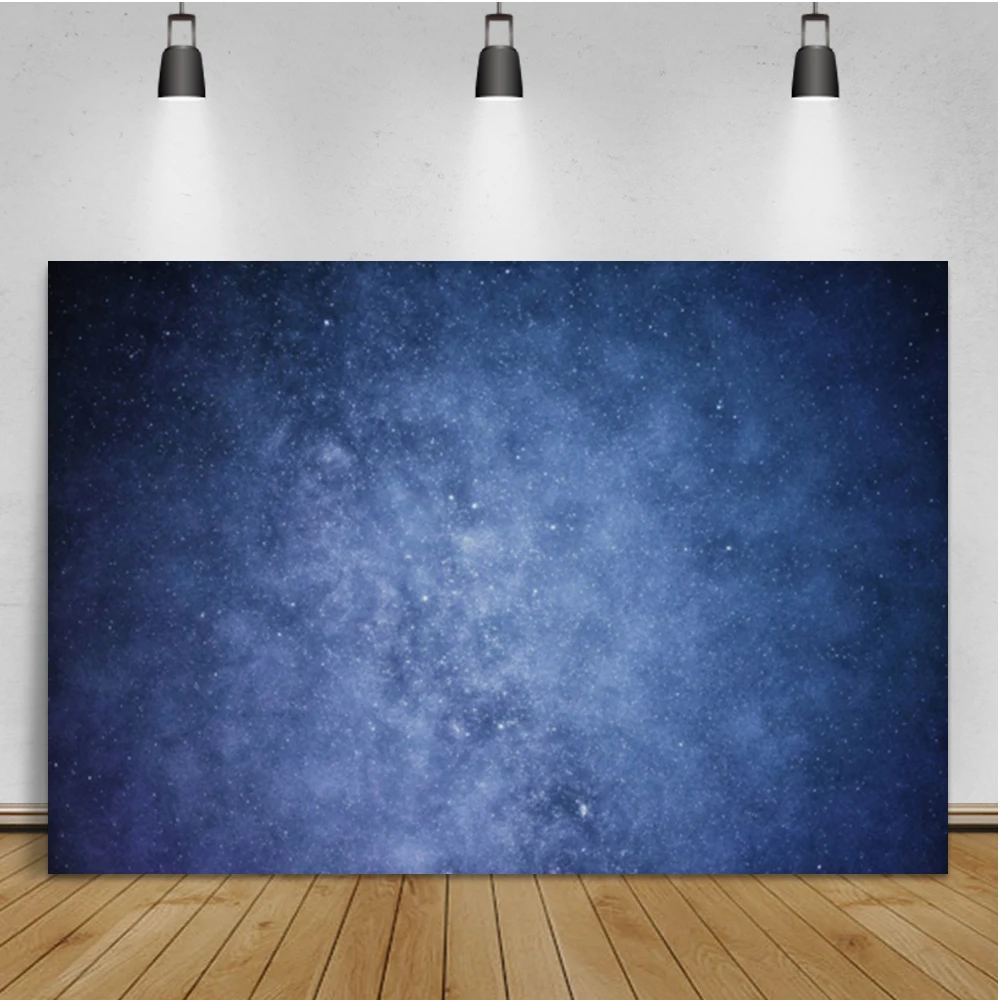 Laeacco Grunge Gradient Blue สีเนื้อถ่ายภาพพื้นหลังที่กำหนดเองการถ่ายภาพฉากหลังสำหรับ Photo Studio