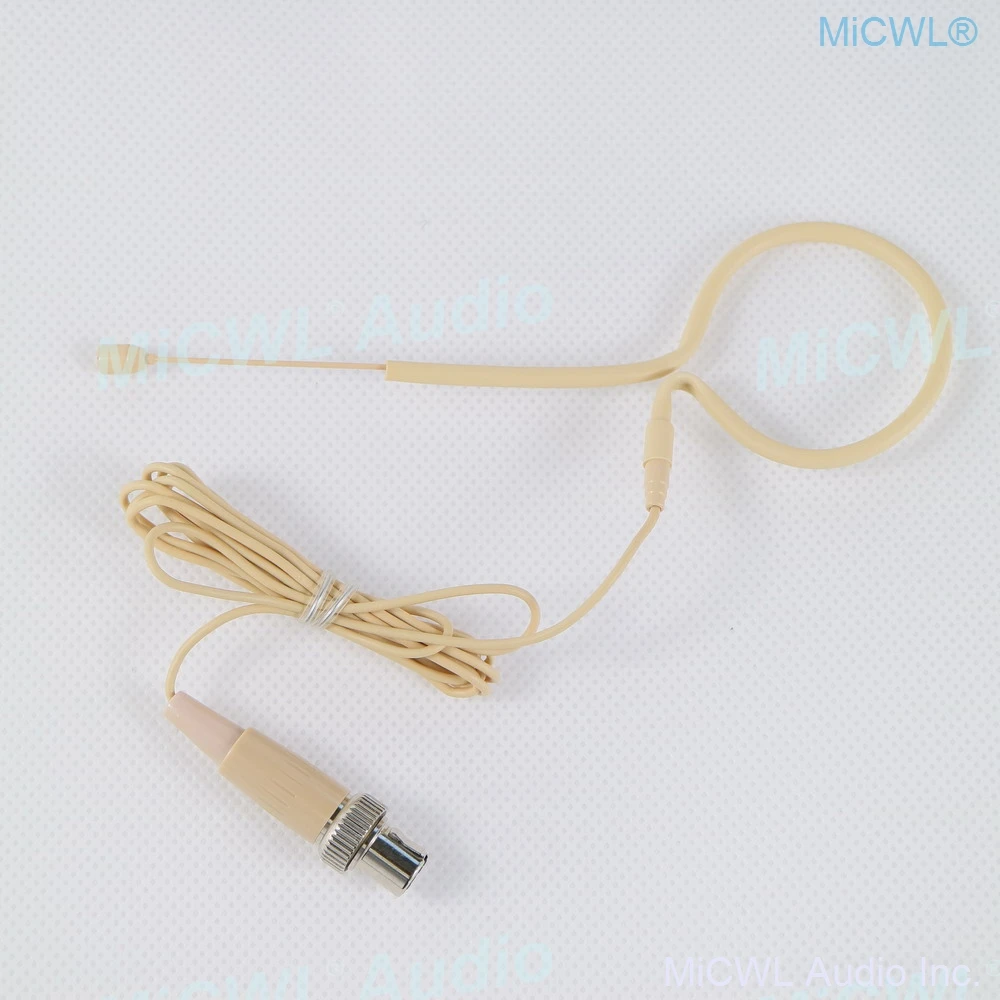 

High Quality Beige Black Headset Microphone For MiPro Audio Wireless earset Mics System 4Pin mini Lock