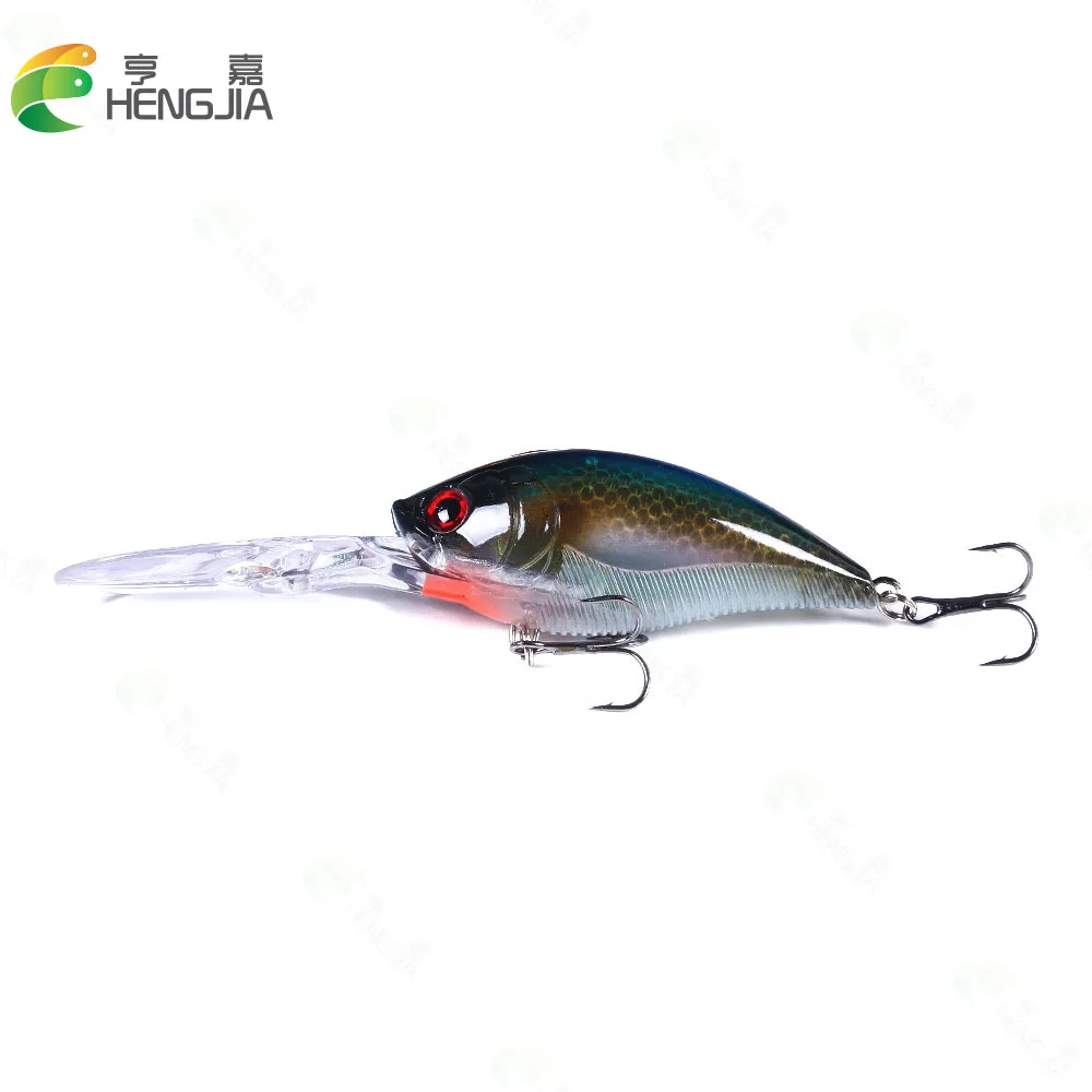 Hengjia 12,5cm 20,5g Crankbait Köder Angelköder Hecht Karpfen Angeln Künstlicher Hartköder Wobbler Crankbait Angelzubehör