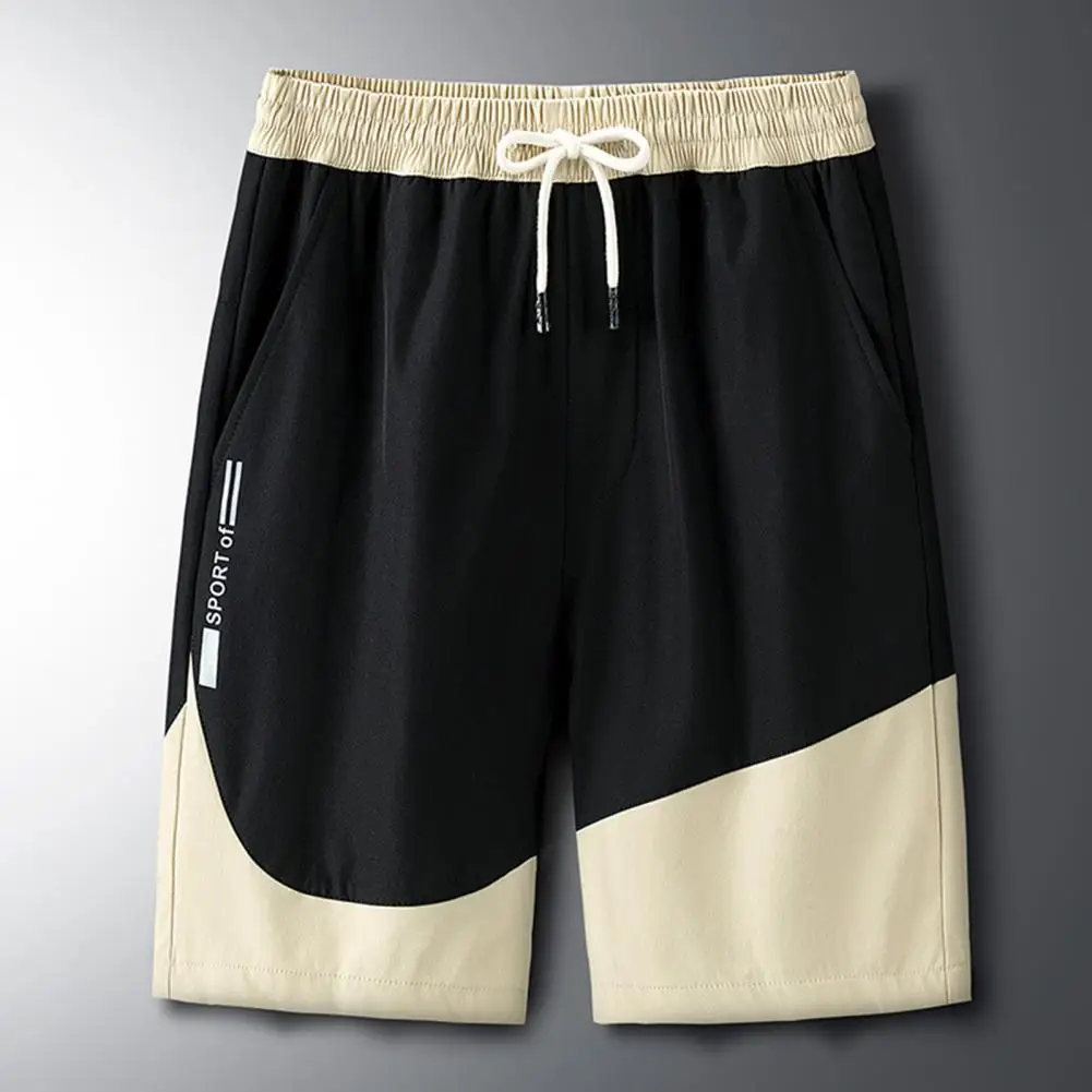 Shorts masculino altura do joelho, bermudas largas e legais com bolsos