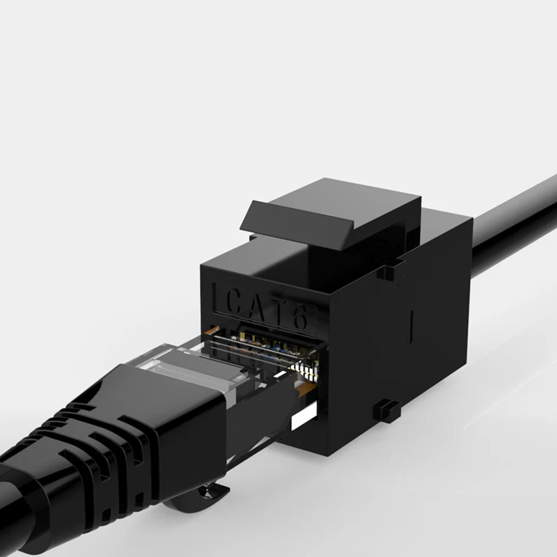 ONTi-Straight Through Network Module، موصل RJ45، مقبس المعلومات، محول الكابل، مقبس Ethernet Keystone، CAT6