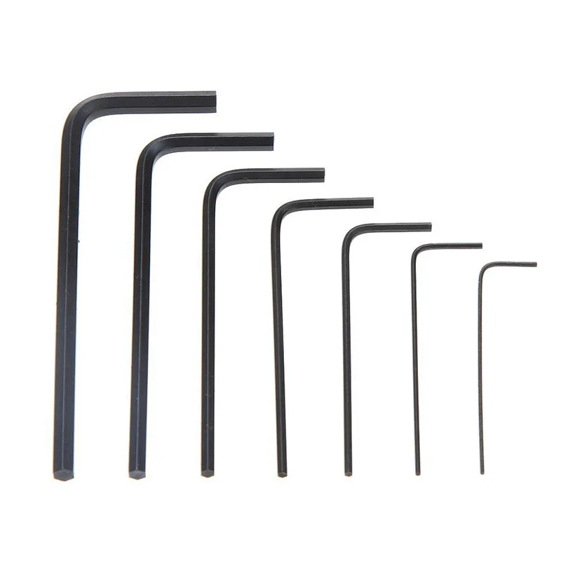 7 sztuk 0.7/0.9/1.3/1.5/2/2.5/3mm sześciokątne klucz imbusowy klucz narzędzia zestaw narzędzia do naprawy roweru narzędzia do napraw ręcznych