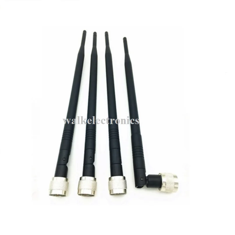 

high gain N male WiFi aerial/2.4GHz Antenna/Zigbee Antenna N male rubber stubby antenna foldable 295mm length 7.0dBi