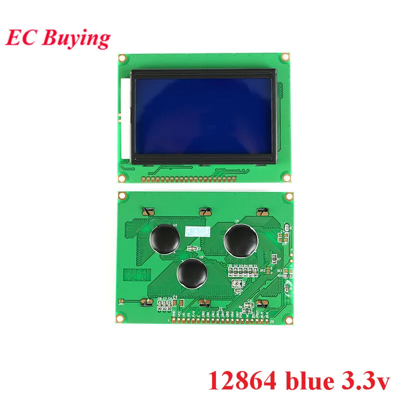 Module LCD 1602 1602A J204A 2004A 12864 LCD1602 Module Hiển Thị IIC I2C 3.3V/5V Cho Arduino Xanh Dương vàng-Xanh Màn Hình
