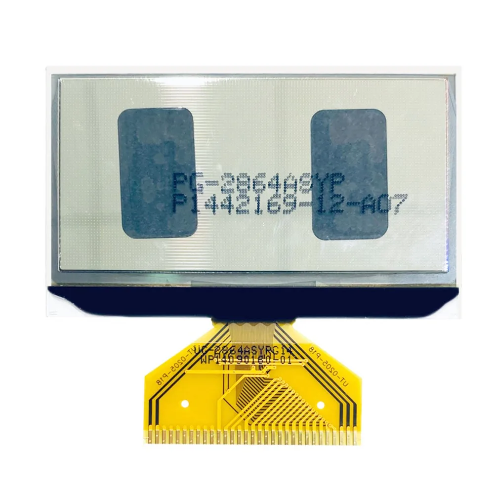 2 قطعة 2.42 بوصة OLED عرض 128*64 نقطة مصفوفة SSD1309 سائق UG-2864ASGPG14 لحام 31PIN الأخضر/الأزرق/الأصفر/الأبيض 12864 العرض