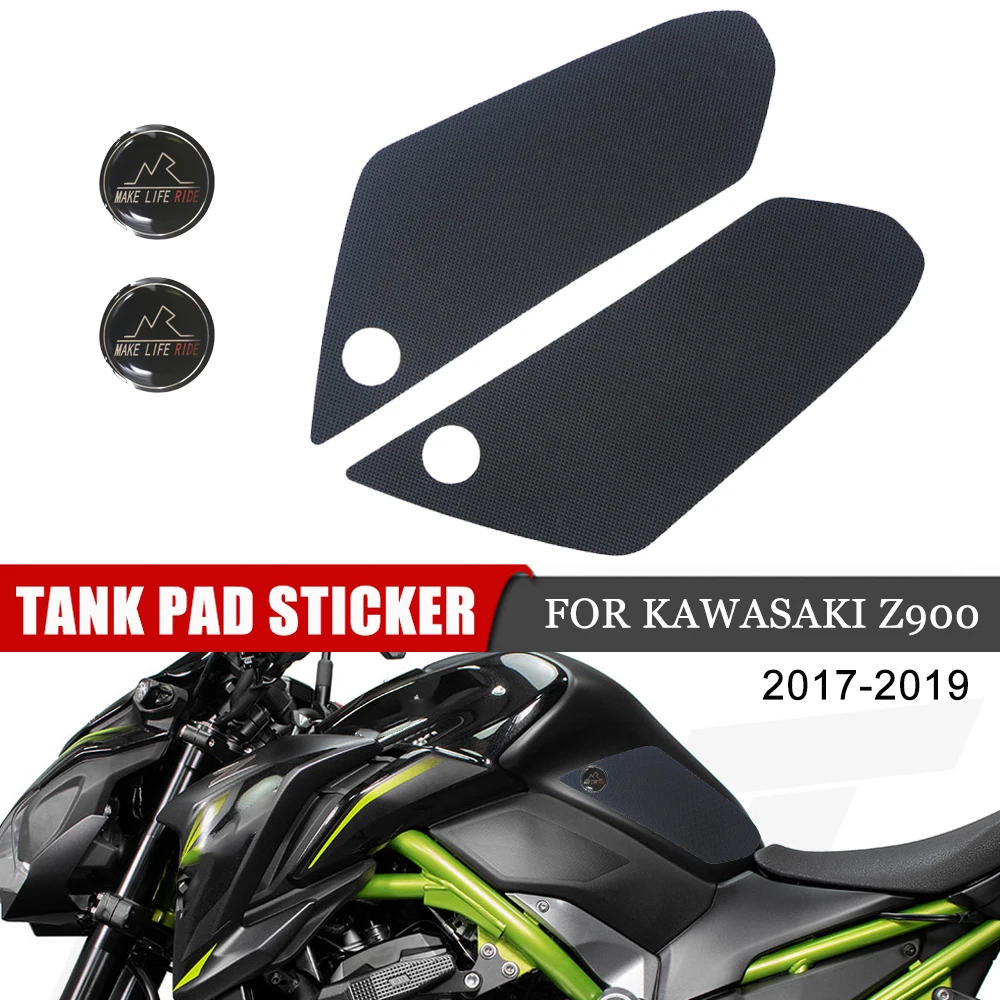 

Motorcycle PVC Anti Slip Tank Pad 3M Side Gas Knee Grip Traction Pad Protector Stickers For Kawasaki Z900 Z 900 2017 2018 2019