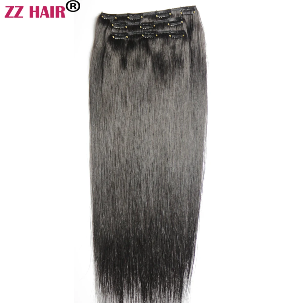 ZZHAIR 100% Brazilian Human Remy Hair Extensions 16\