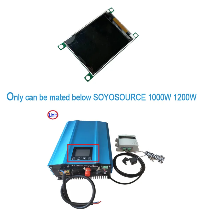 A New LCD Board for SOYOSOURCE GTN-1000W GTN-1200W Solar Grid Tie Inverter Replace