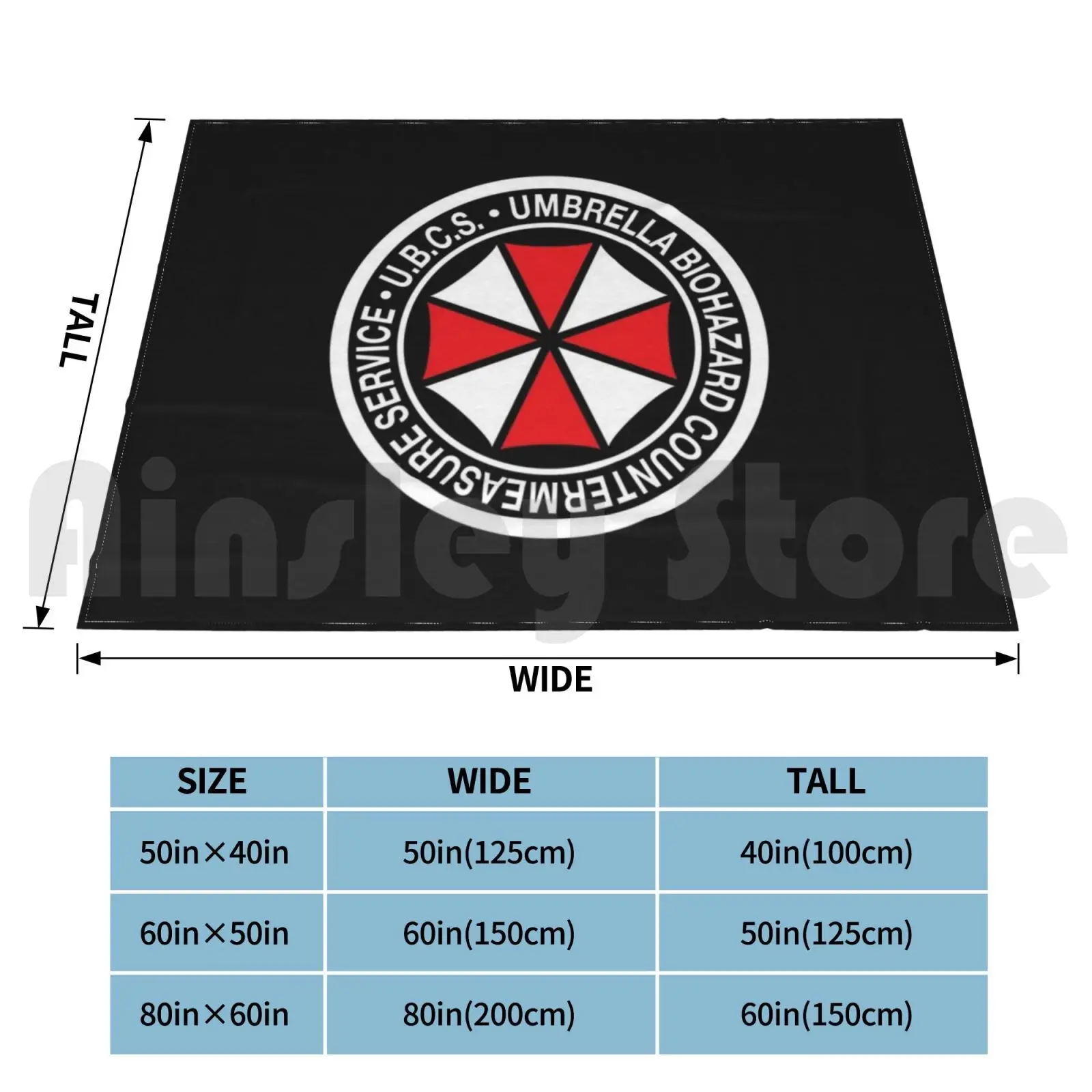Ubcs بطانية التصحيح القياسية للأريكة السرير السفر Re3 طبعة جديدة Ubcs Umbrella Corporation Nemesis Biohazard الراكون #2
