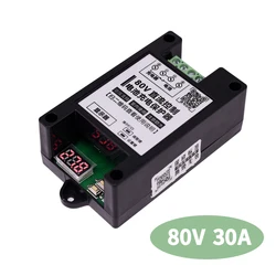 DC5-80v 30A lead-acid Battery Charging Controller Protection Board switch 12v 24v Automatic charging automatic power off control