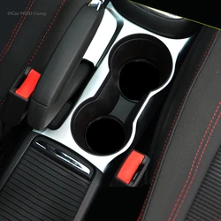 LHD! Car Accessories for Opel Vauxhall Mokka / Buick Encore 2013-2018 ABS Matte Interior Water Cup Panel Cover Trim