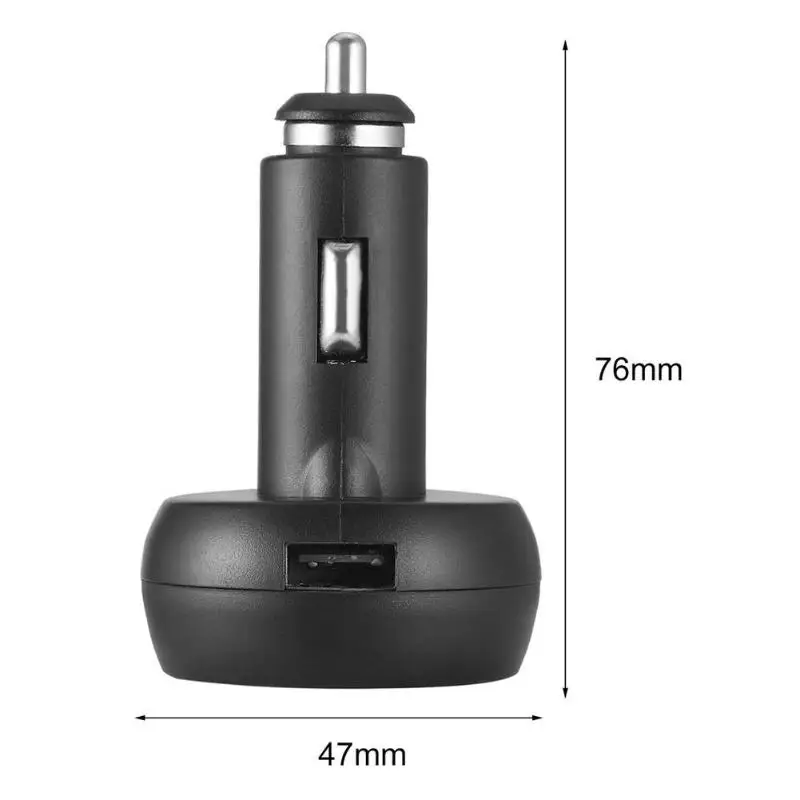 범용 12V 24V 자동차 볼트 미터 자동 LED 디지털 전압계 게이지 온도계 USB 충전기 전압 측정기