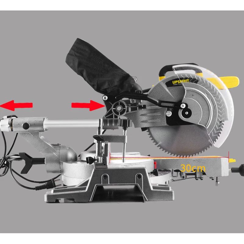 10-inch push-pull miter saw, multi-function 255 aluminum sawing machine, woodworking aluminum profile cutting machine