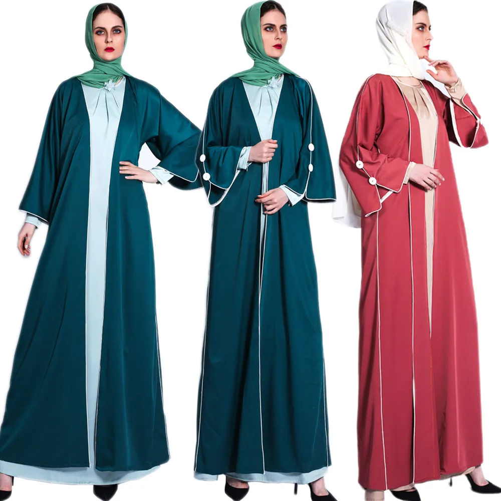 

Abayas Turkey For Women Muslim Islamic Arabic Maxi Robe Middle East Malaysian Dubai Kaftan Ramadan Jilbab Gown Kimono Cardigan