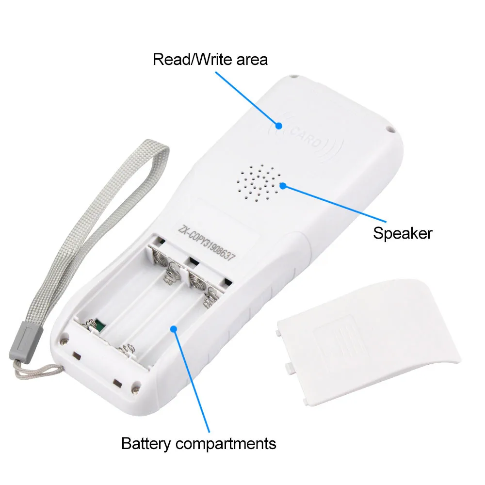 RFID Duplicator 13.56 IC/ID Card Reader Writer Cloner 125KHz Programmer Copier Multi Frequency T5577 UID Rewritable Key fob USB