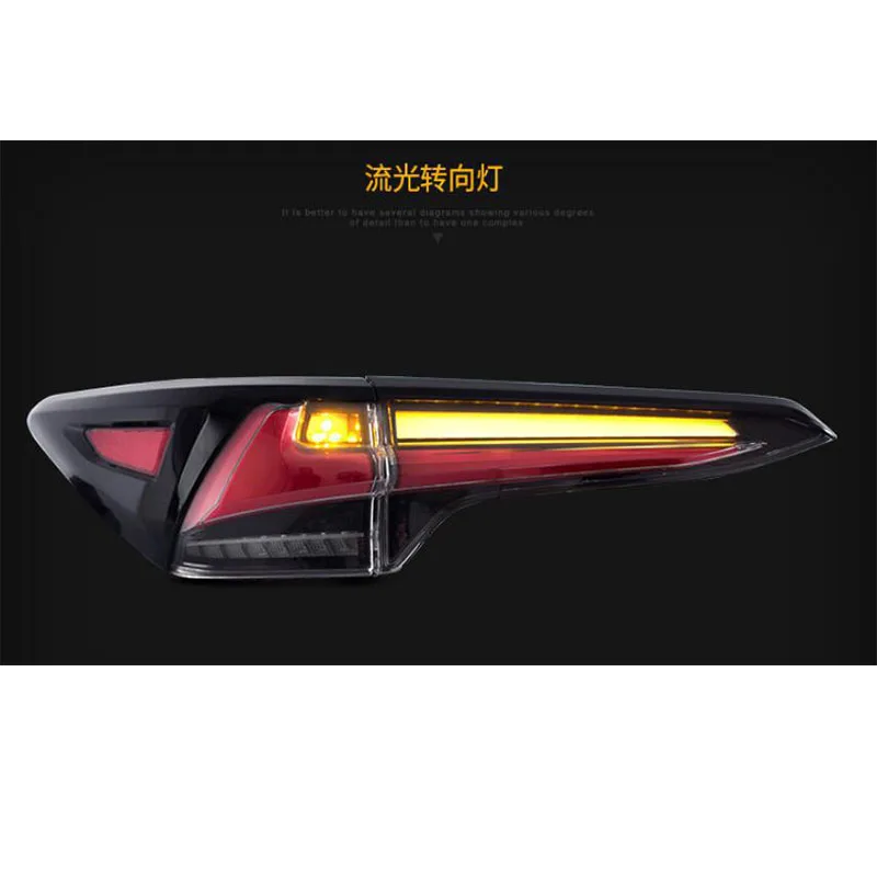 manufacturer Car Accessories Tail Lamp for Toyota Fortuner 2017-up LED Tail Light with Full Led and Sequential Indicator