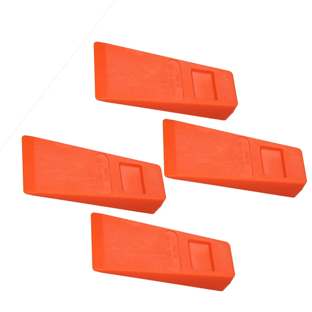 New arrival orange Plastic Felling Wedge Felled Chock Tree Cutting Wedge Spiked Wedge Woodcutting Tool