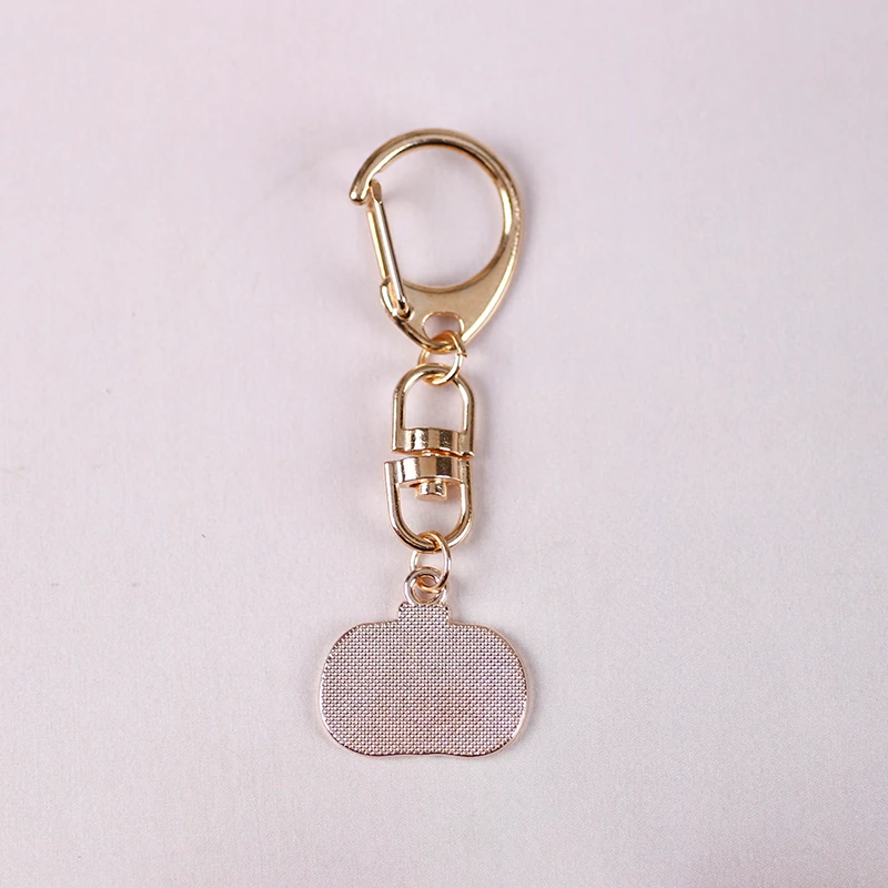 Llavero clásico de Halloween para hombre y mujer, colgante de Metal de aleación divertida con cabeza de calabaza, mochila de vacaciones, regalo de joyería de dibujos animados