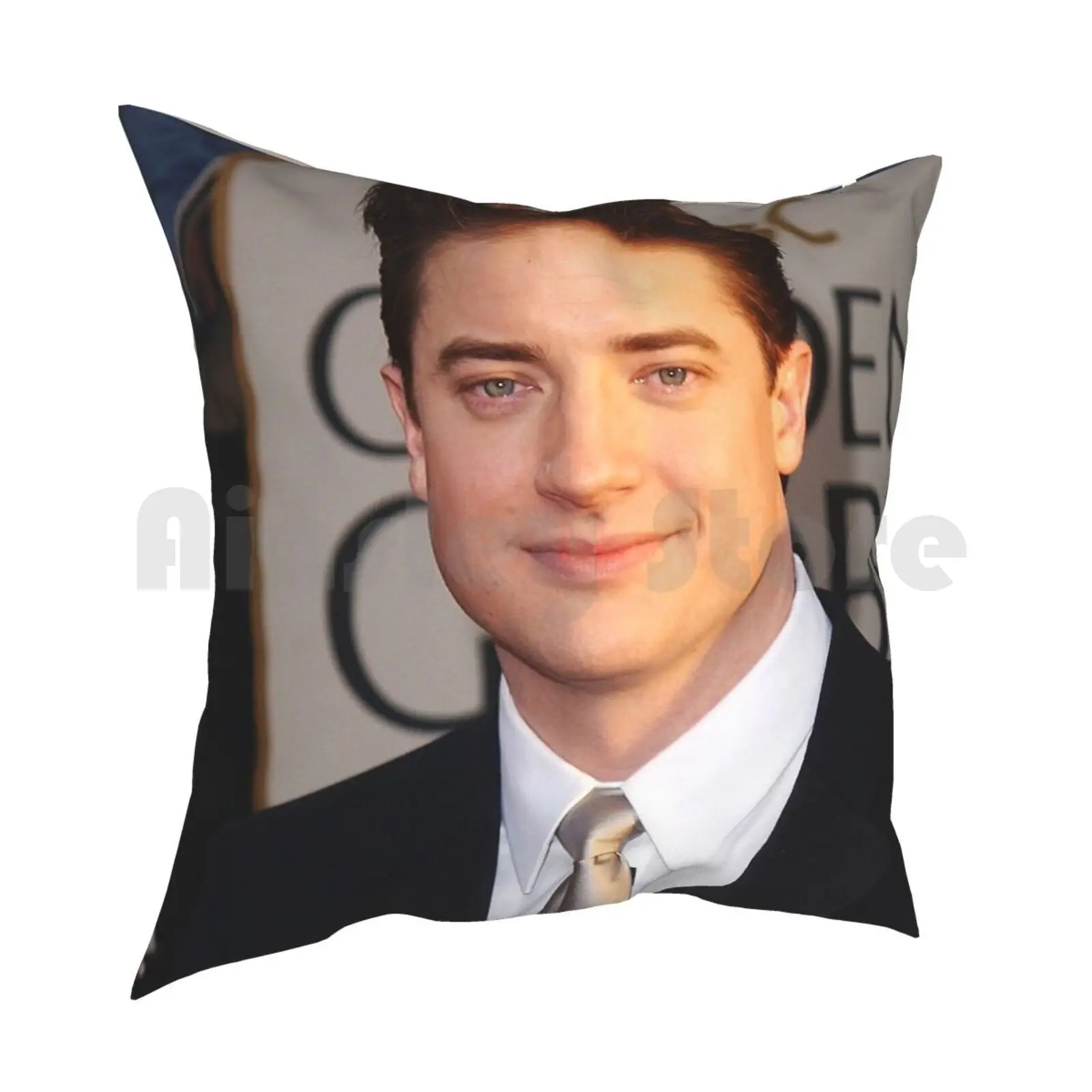 Brendan Fraser Business Pillow Case Printed Home Soft DIY Pillow cover Retro Brendan Fraser Brenden Fraser Brendan Cowboy