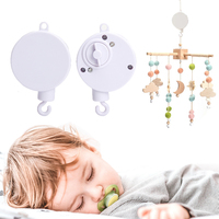 1PC Infant Rattle Music Box With Rotating Hook Baby Rotary Mobile Crib Bed Bell Toy Hanging Toys Holder Bracket Wind-up Baby Toy