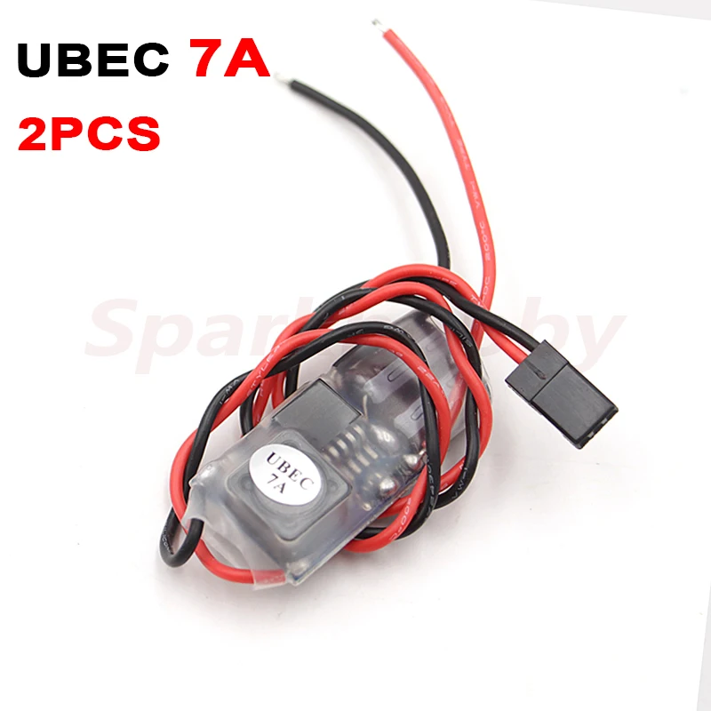 

5V 3A/5A/7A UBEC BEC 7A 15A Lipo 2-8S 16g Lowest RF Noise BEC Full Shielding Antijamming Switching Regulator for RC FPV Drones