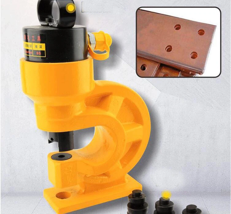 CH-60 Hydraulic Hole Punching Tool 31T Hole Digger Force Puncher Smooth For Iron Plate Copper Bar Aluminum Stainless Steel