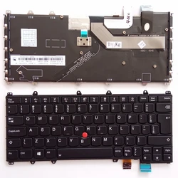 Latin LA/SP/FR/BR/UK New Keyboard for Lenovo Thinkpad Yoga 260 370 X380 YOGA260 Layout Backlit