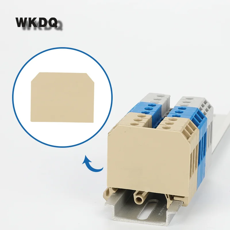 10Pcs AP-2.5 End Cover Plate SAK Terminal Block Accessories For SAK 2.5EN Din Rail Terminal Blocks Connector AP2.5