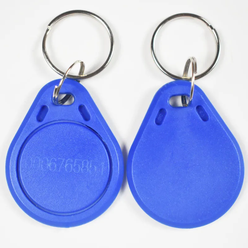 Imagem -06 - Cartão de Controle de Acesso Key Fob Tag Rfid Em4100 Tk4100 125khz id Keyfob Token 1000 Pcs por Lote