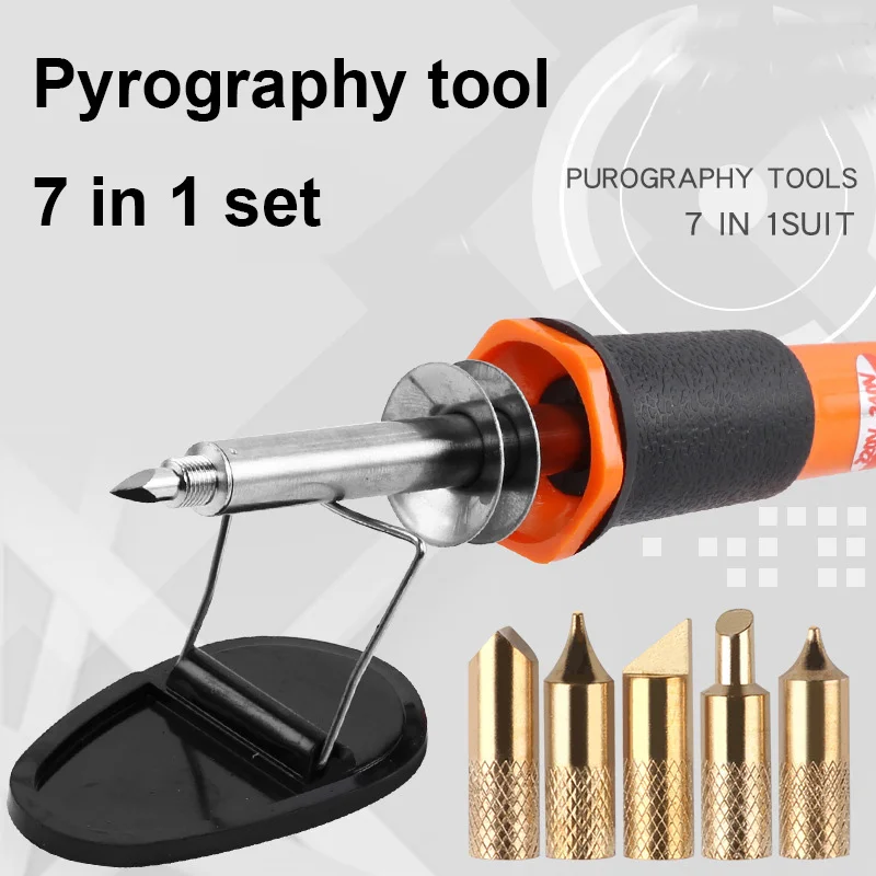 

7 In 1 Electric Soldering Iron Set, Engraving Soldering Iron, Soldering Iron Welding Tool