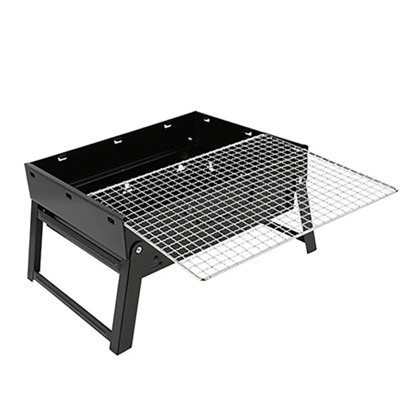 Desktop Luar Ruangan Mesin Donat Domba Arang Lipat Mesin Panggangan BBQ