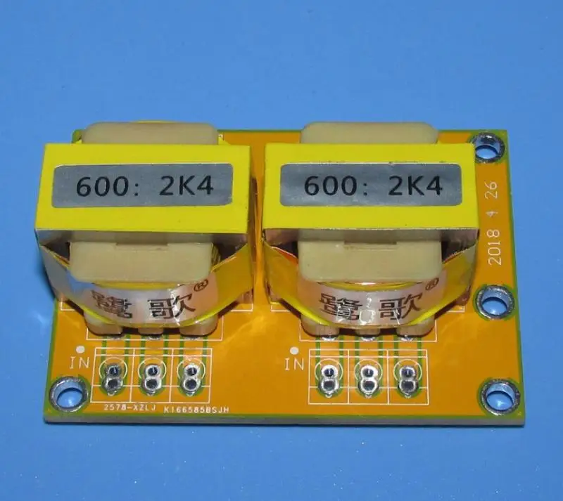 600: 2K4 Permalloy transformer balanced and unbalanced conversion with double-layer shielding cover PT-16