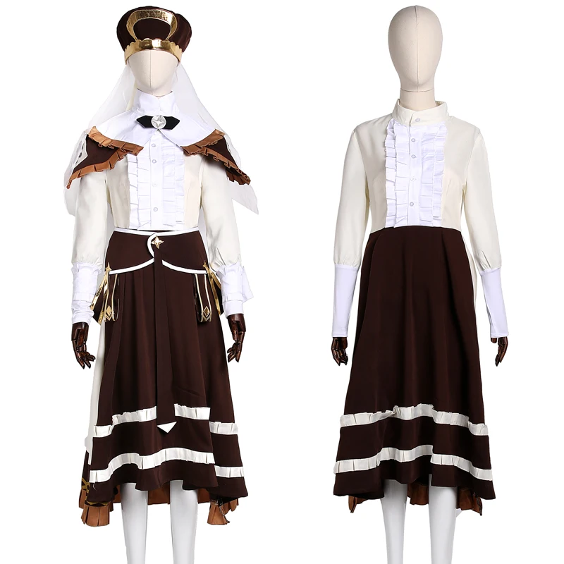 

CostumeBuy Fire Emblem Three Houses 5 Years Mercedes Timeskip Cosplay Dress Women Costume Custom Made