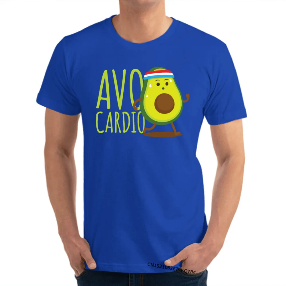 Hipster T-shirts Avo Cardio Fitness Avocado Family Printed On Cotton O Neck Man Tops Tees Normal T Shirt  Wholesale image 5