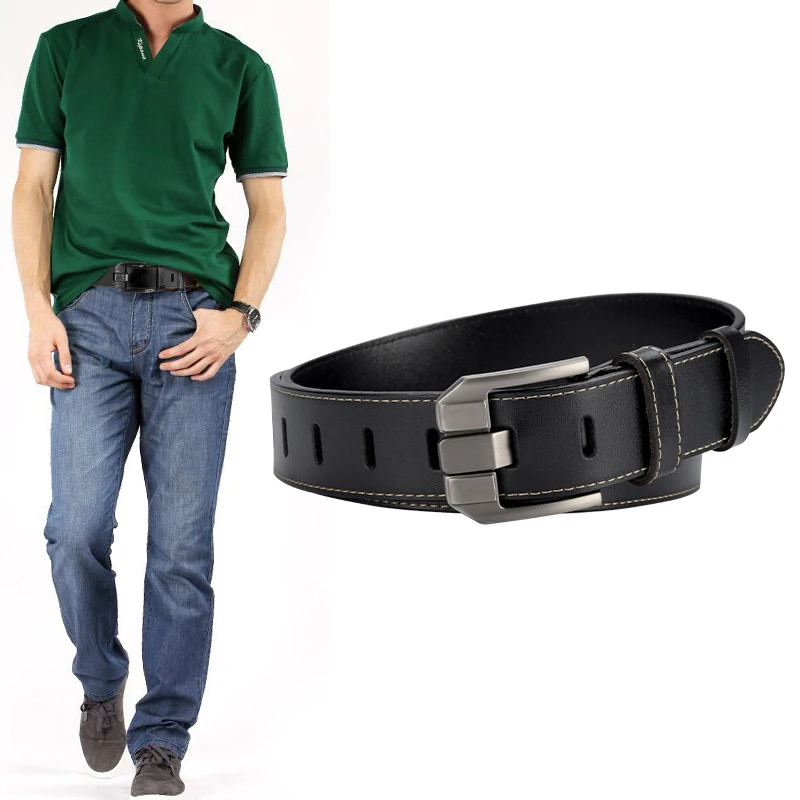 Cowhide Needle Buckle Belt Men's And Women's Classic Multiple Luxury Brand Designers High-Quality Business Travel Pants Belt