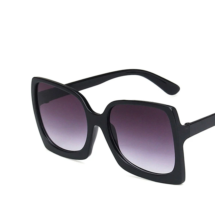 Fashion Oversized Sunglasses Women Brand Designer Plastic Female Big Frame Gradient Sun Glasses UV400 gafas de sol mujer