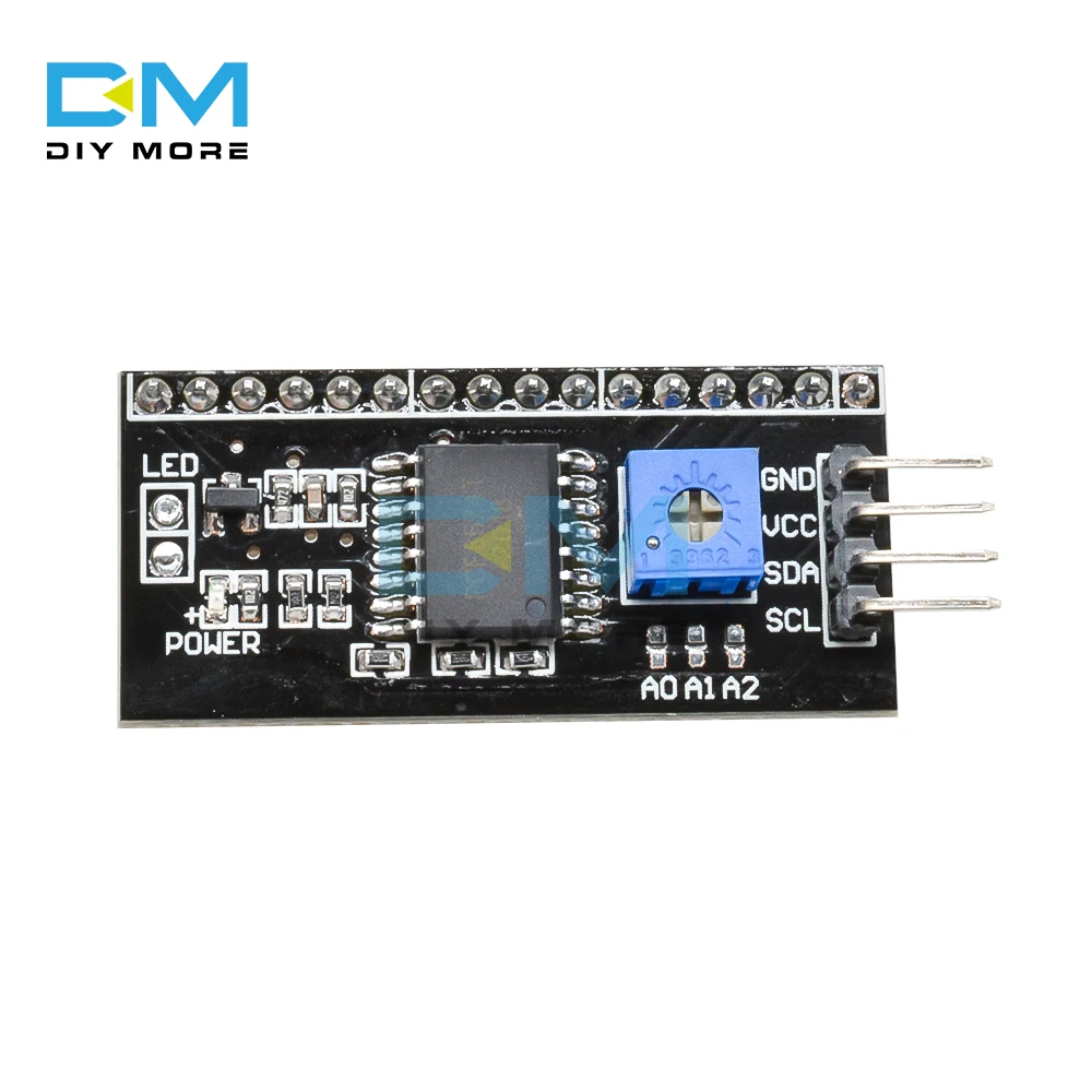 PCF8574T IIC I2C TWI SPI Serial Interface Board for Arduino 1604 2004 LCD1602 Adapter Converter Module