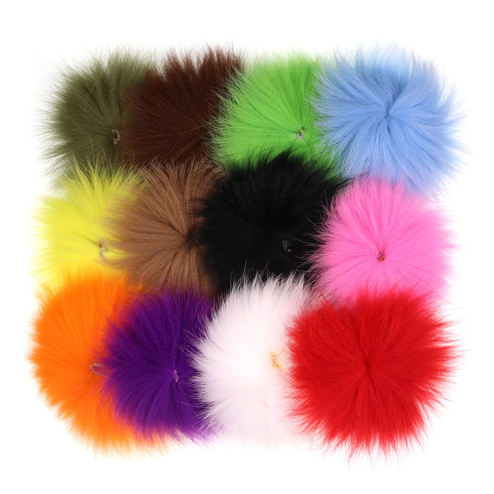 ICERIO 1 piece Arctic Fox Tail Fly Tying Hook Hair Fur Material Dubbing Nymph Salmon Steelhead Streamer Dry Fly