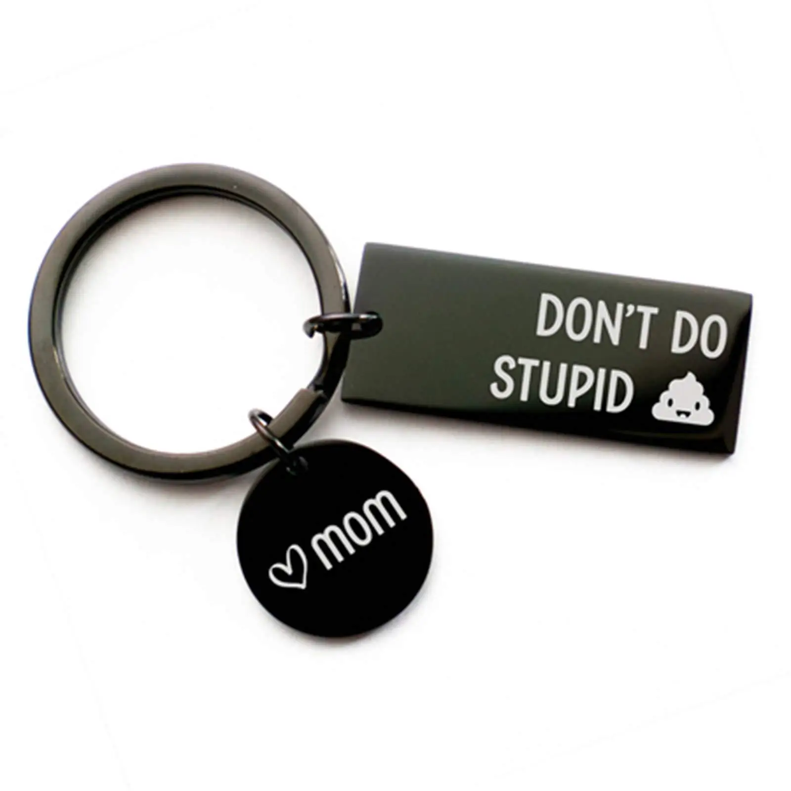 Funny Don't Do Stupid Key Chain For Teenagers Gag Gift - Gifts For Teens Graduation Gift - From Parents From Mom 2021 KeyChain