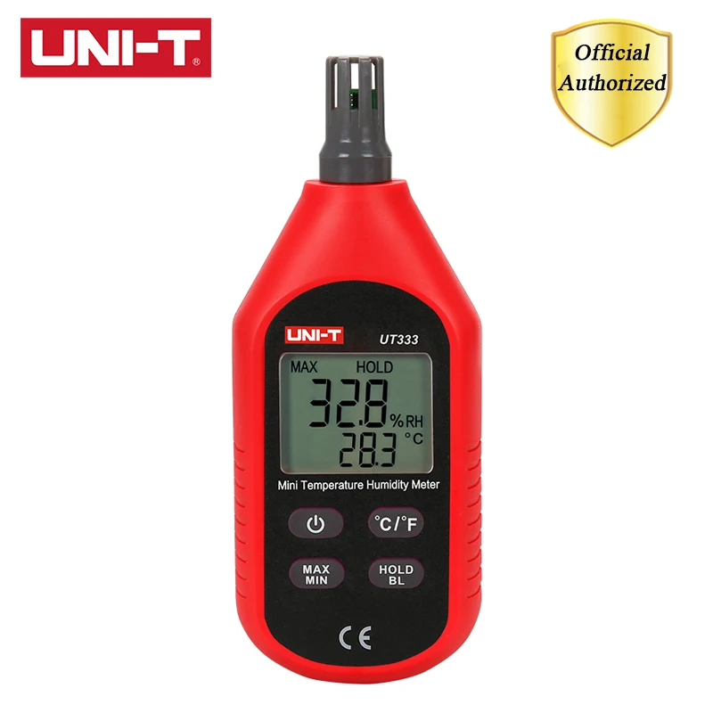 UNI-T UT333 UT333BT  Mini Temperature Humidity Meter LCD Backlight Hygromet Indoor Outdoor Hygrometer Overload Indication