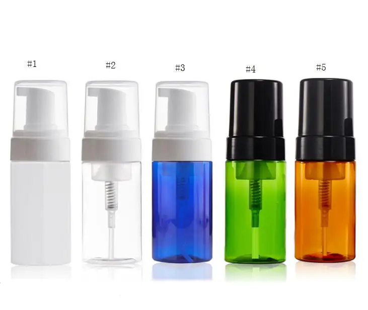 100ml Travel Foamer Bottles Empty Plastic Foam Pump Bottles Soap Bottle Liquid Foaming Dispenser for Liquid Soap SN3119