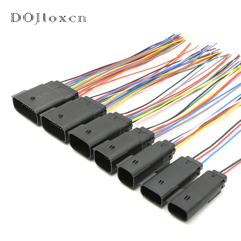 1 Set 3 4 6 8 12 16 20 Pin Molex Wire Harness Connector Male Female Electric Plug 33481-0301 334722001 33471-0301 33481-0401