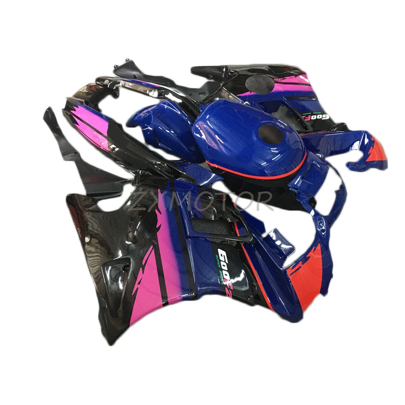 High Quality fairings set For HONDA CBR 600 F2 1991 1992 1993 1994 CBR600 91 92 93 94 Fairing Kit Blue Black Pink cbr 600 AS47