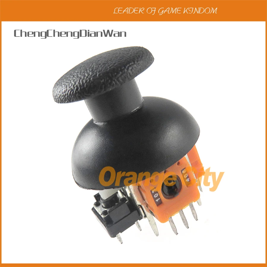 

10Pairs Replacement 10K B10K 3D PS game rocker Joystick potentiometer handle with switch B103 + hat 16*16