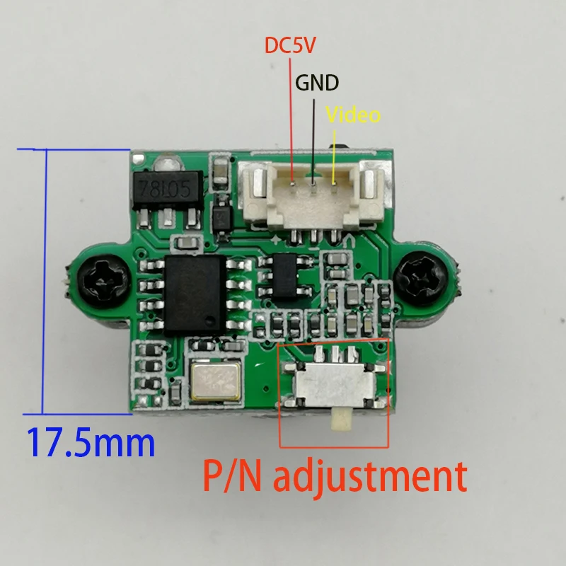 5.8G FPV الارسال كاميرا CMOS 1000TVL 2.8 مللي متر عدسة كاميرا فيديو NTSC PAL قابل للتعديل ل RC الطائرة بدون طيار QAV250 مولتيكوبتر الجزء