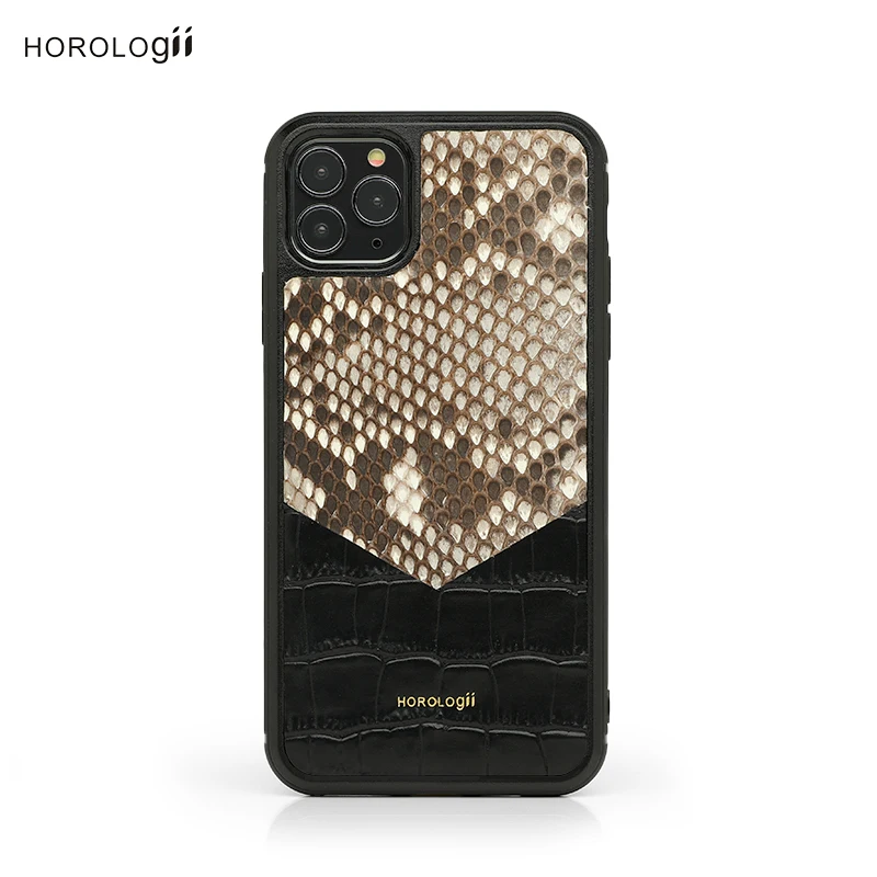 Horologii CUSTOM NAME Mixed Python Skin and Crocodile Pattern Luxury Cover Case for Iphone 12 13 14 15 16 Pro Max Dropship