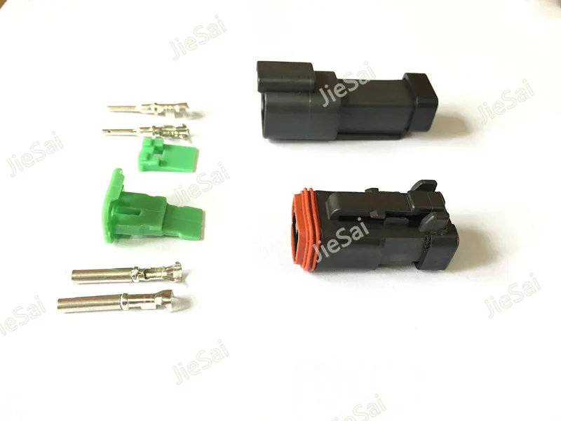 Auto DT 2 Pin Deutsch DT04-2P-E005 DT06-2S-EP06 Waterproof Female Male Automotive Connector Auto Plug For Mazda