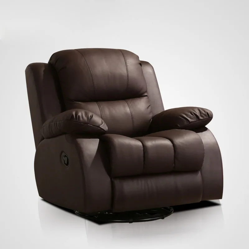 electric recliner relax theater living room Sofa bed 3 seat chair functional genuine leather couch Nordic modern Cinema theater