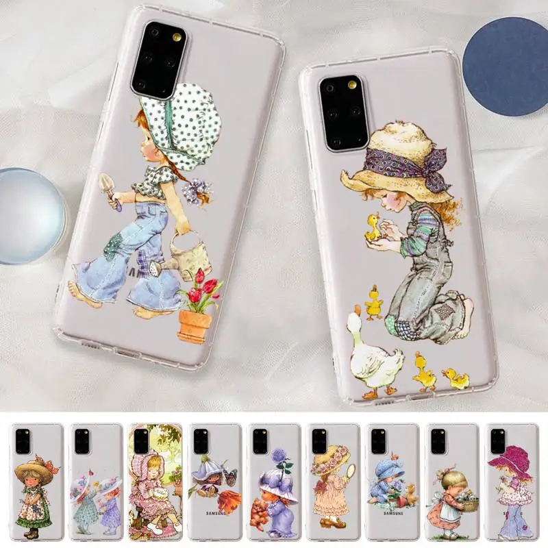 Sarah Kay Little Girl Phone Case For Samsung A 51 30s 71 21s 70 10 31 30 52 12 40 S20 21 plus lite UlTRA