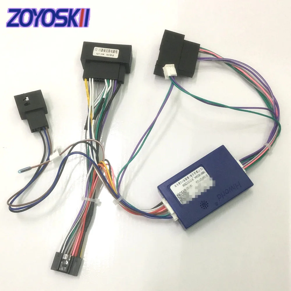 ZOYOSKII power cable canbus for Ford Focus 2012-2018 vertical screen radio navi multimedia player